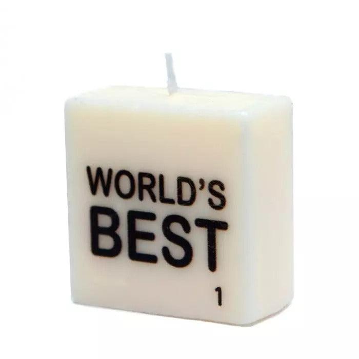 Say It With Words Candle - World's Best - SpectrumStore SG