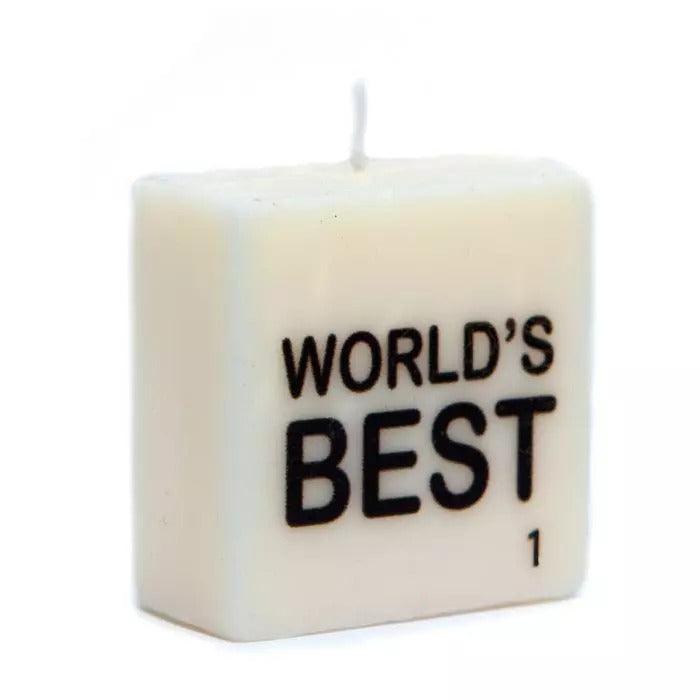 Say It With Words Candle - World's Best - SpectrumStore SG