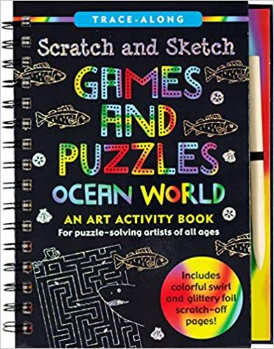 Scratch & Sketch Games & Puzzles - Ocean World - SpectrumStore SG
