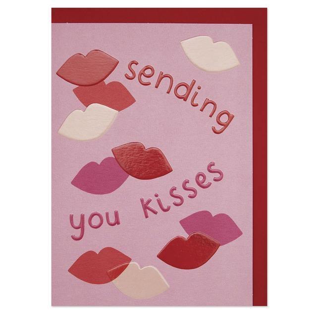 Sending You Kisses Card - SpectrumStore SG