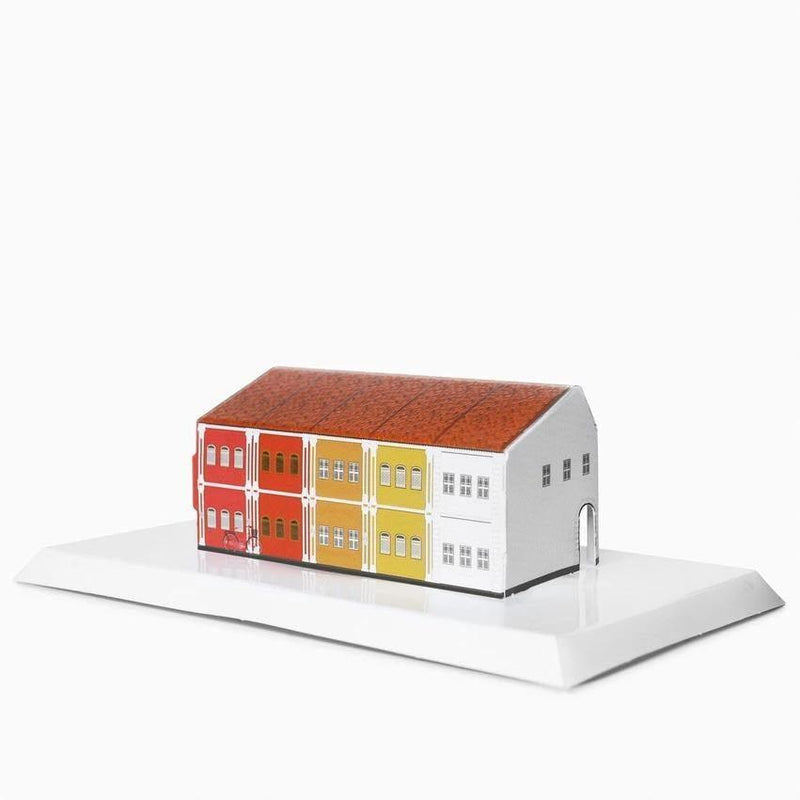 Shophouses Postcard And Cut-out Statue - SpectrumStore SG