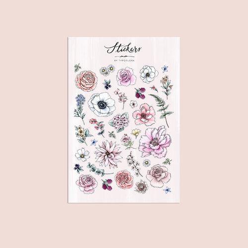 Sicker Sheet - Spring Flower Lovers - SpectrumStore SG