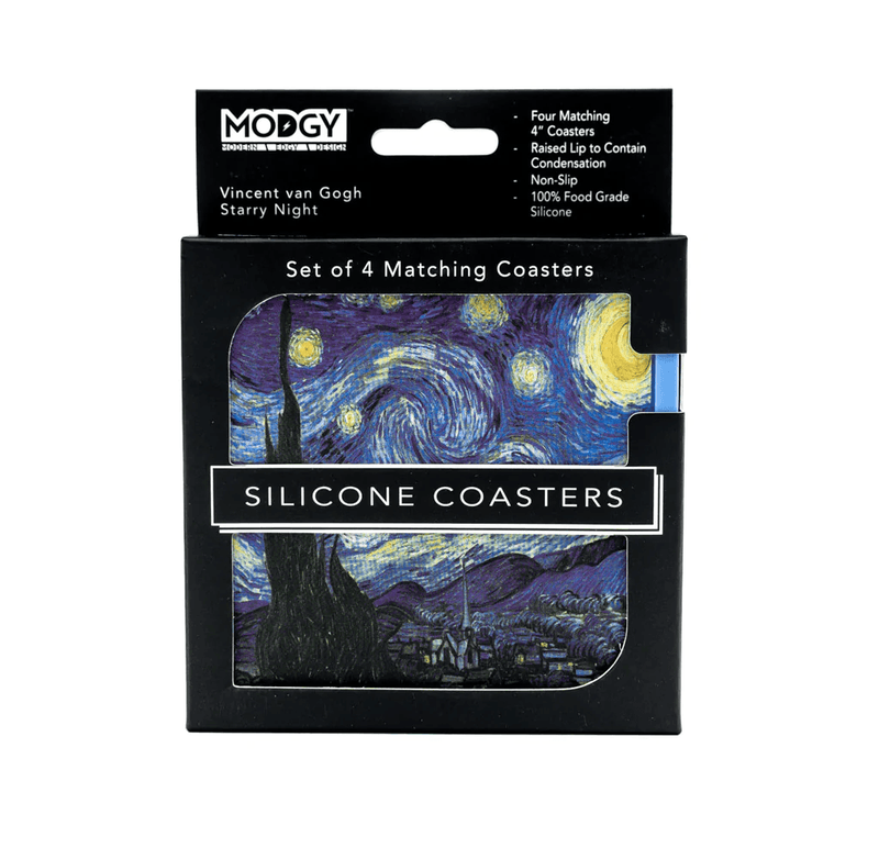 Silicone Coasters (Set Of 4) - Starry Night - SpectrumStore SG