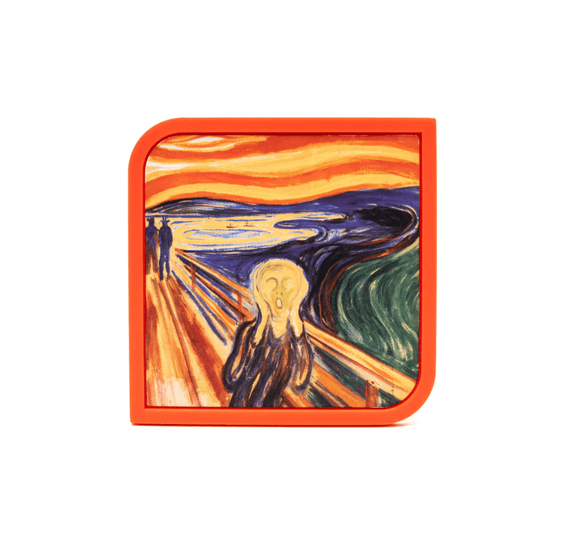 Silicone Coasters (Set Of 4) - The Scream - SpectrumStore SG