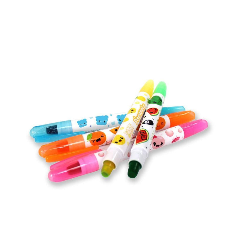 Sketch & Sniff Gel Crayons 5-Pack - SpectrumStore SG