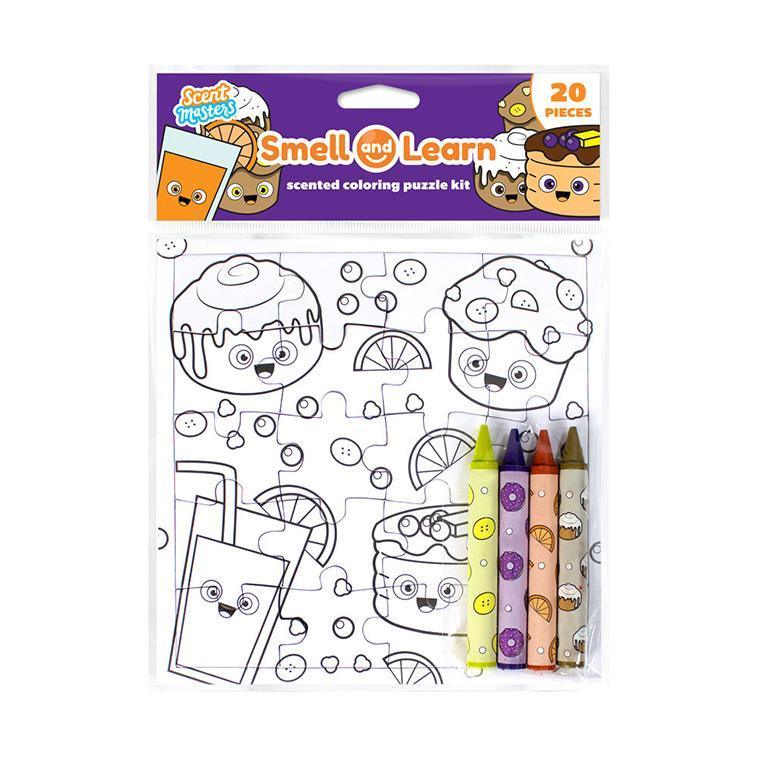 Smell & Learn Colouring Puzzles: Breakfast - SpectrumStore SG