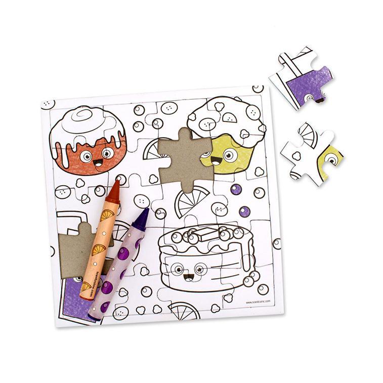 Smell & Learn Colouring Puzzles: Breakfast - SpectrumStore SG