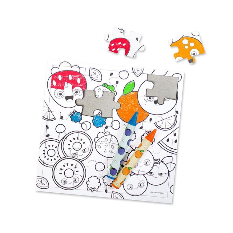 Smell & Learn Colouring Puzzles: Fruits - SpectrumStore SG