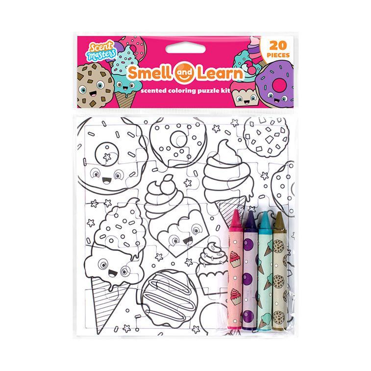 Smell & Learn Colouring Puzzles: Sweets - SpectrumStore SG
