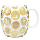 Starburst Gold Ceramic Mug - SpectrumStore SG