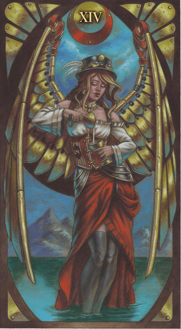 Steampunk Art Nouveau Tarot - SpectrumStore SG