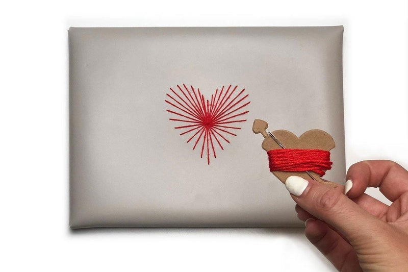 Stitch Heart Strings Envelope Pouch - SpectrumStore SG