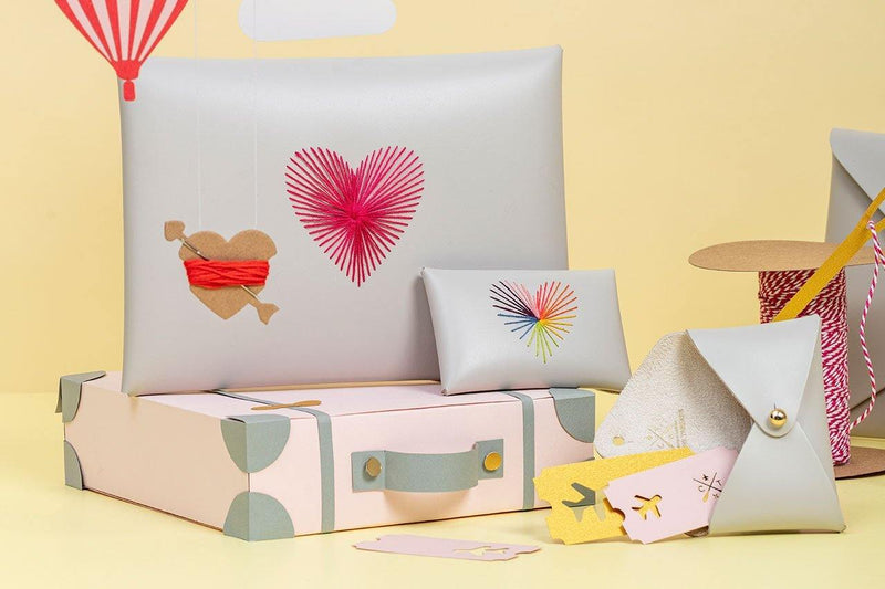 Stitch Heart Strings Envelope Pouch - SpectrumStore SG