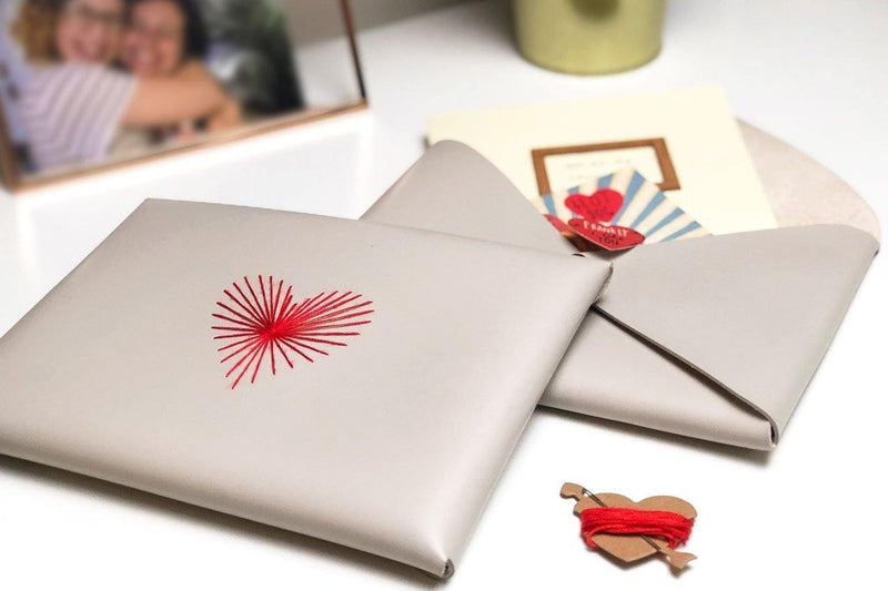 Stitch Heart Strings Envelope Pouch - SpectrumStore SG