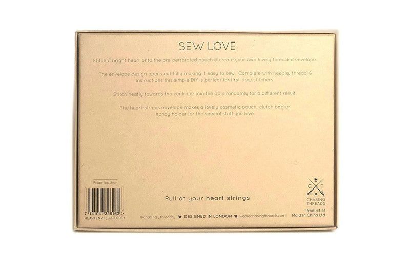 Stitch Heart Strings Envelope Pouch - SpectrumStore SG