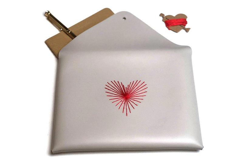Stitch Heart Strings Envelope Pouch - SpectrumStore SG