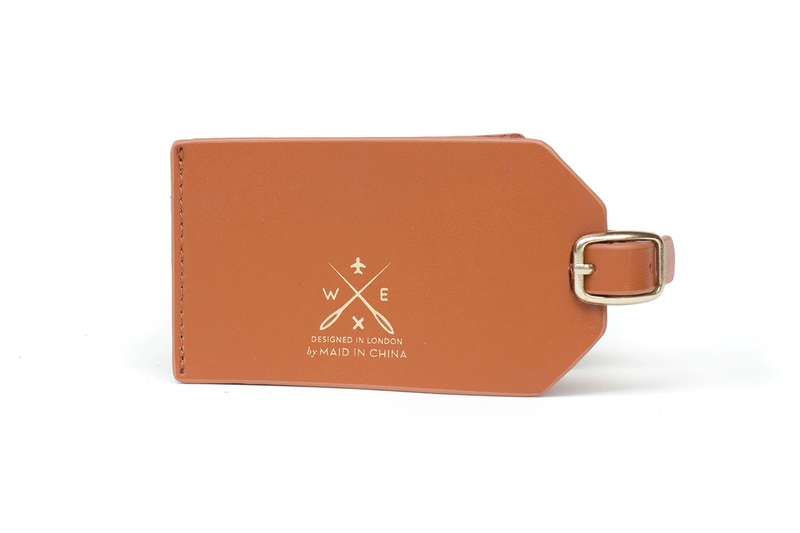 Stitch Luggage Tag - Brown - SpectrumStore SG