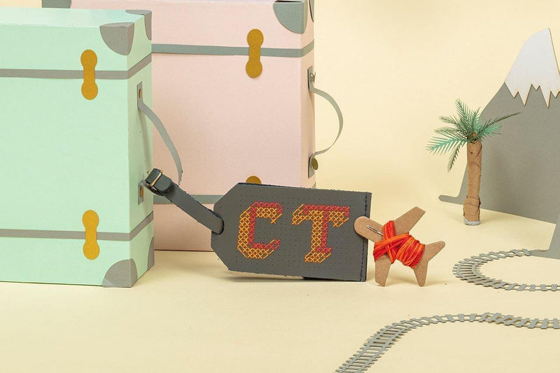 Stitch Luggage Tag - Grey - SpectrumStore SG