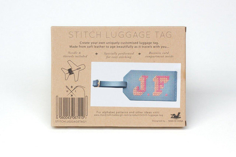 Stitch Luggage Tag - Grey - SpectrumStore SG