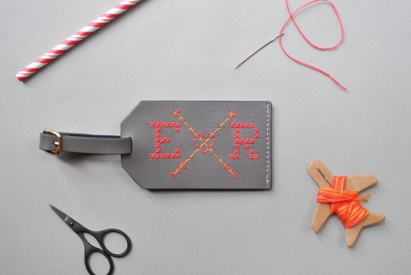 Stitch Luggage Tag - Grey - SpectrumStore SG