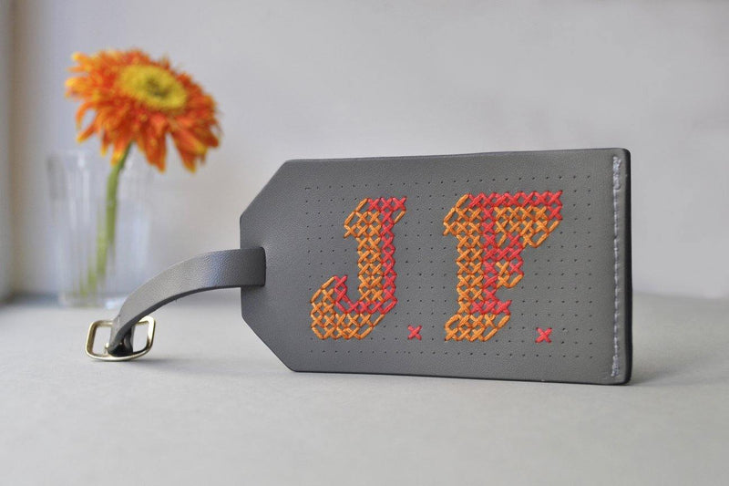 Stitch Luggage Tag - Grey - SpectrumStore SG