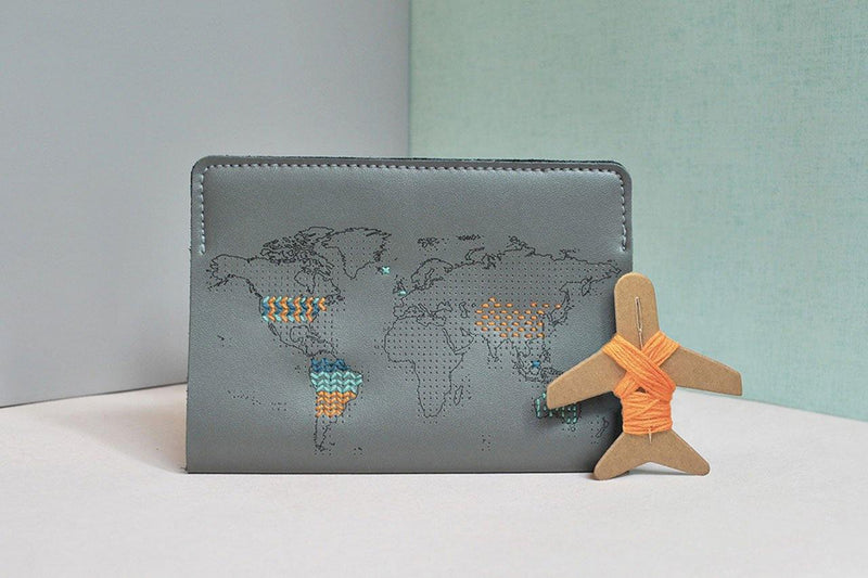 Stitch Passport Cover - Grey - SpectrumStore SG