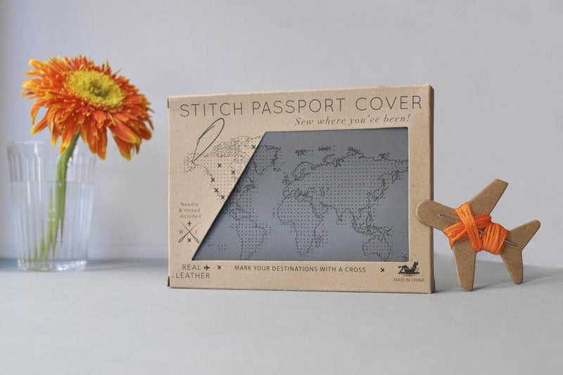Stitch Passport Cover - Grey - SpectrumStore SG