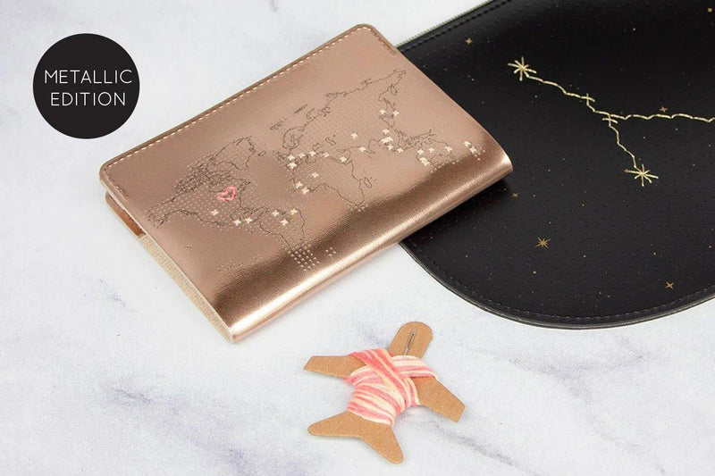 Stitch Passport Cover - Rose Gold (Vegan) - SpectrumStore SG