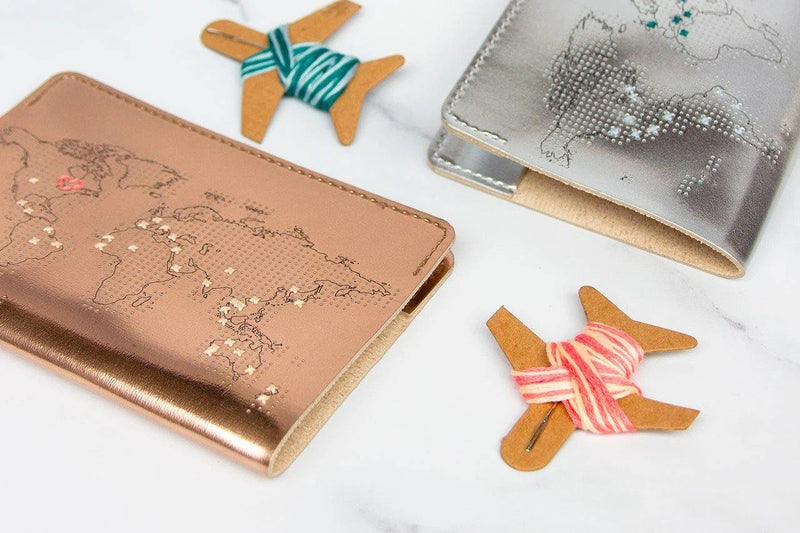 Stitch Passport Cover - Rose Gold (Vegan) - SpectrumStore SG