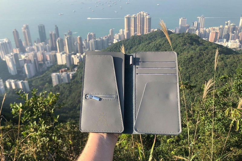 Stitch Travel Wallet - Grey - SpectrumStore SG