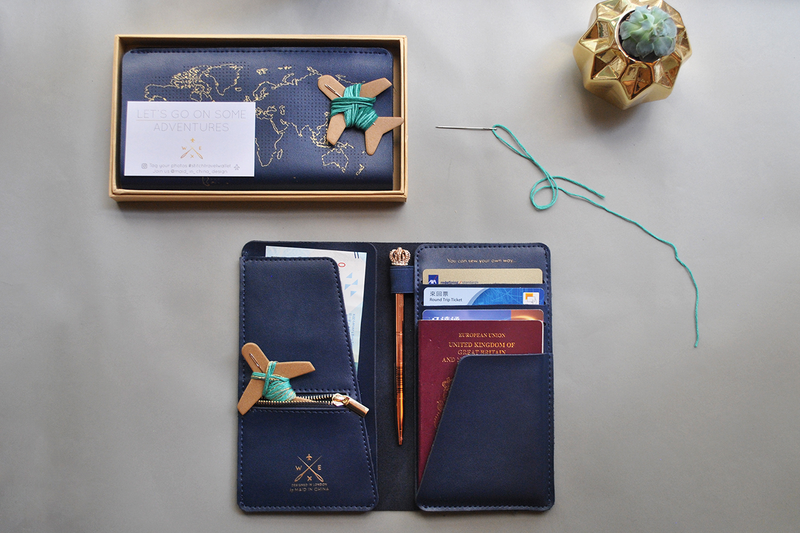 Stitch Travel Wallet - Navy - SpectrumStore SG