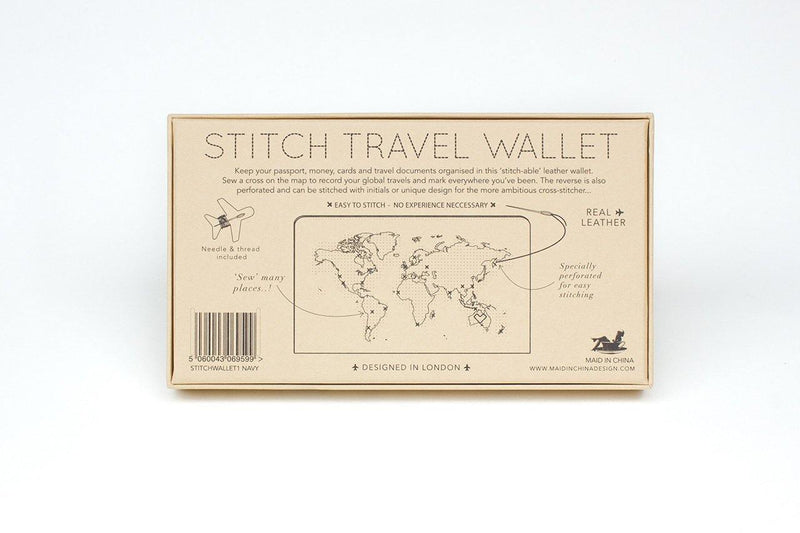 Stitch Travel Wallet - Navy - SpectrumStore SG