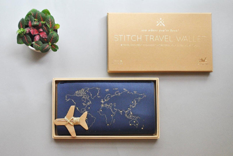 Stitch Travel Wallet - Navy - SpectrumStore SG