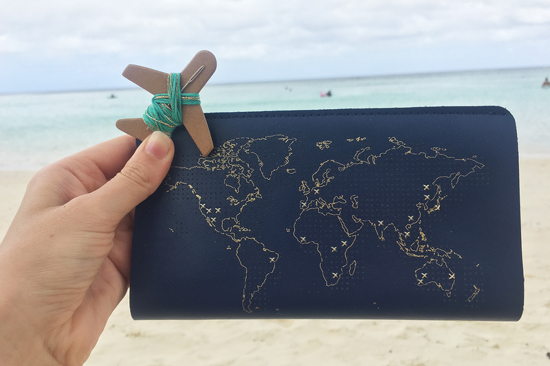 Stitch Travel Wallet - Navy - SpectrumStore SG