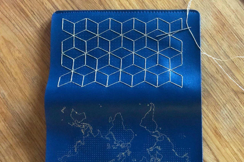 Stitch Travel Wallet - Navy - SpectrumStore SG