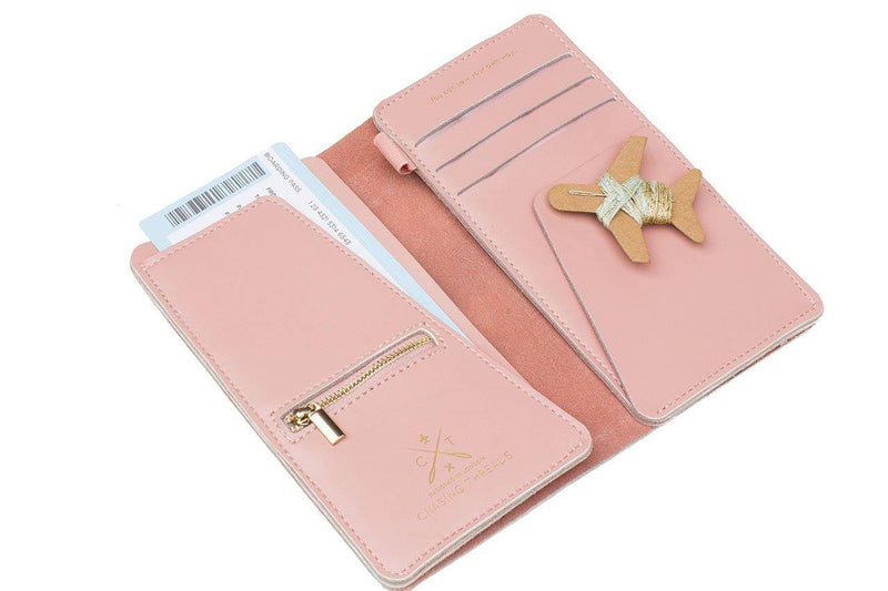 Stitch Travel Wallet - Pink - SpectrumStore SG