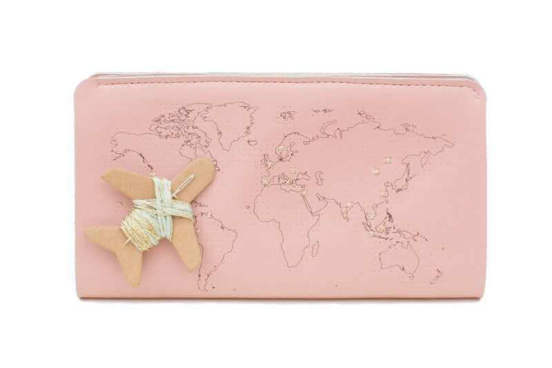 Stitch Travel Wallet - Pink - SpectrumStore SG