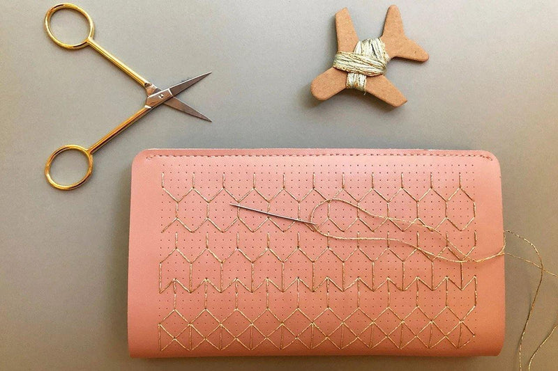 Stitch Travel Wallet - Pink - SpectrumStore SG