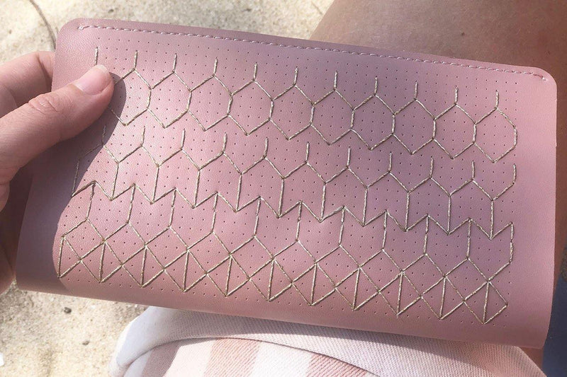 Stitch Travel Wallet - Pink - SpectrumStore SG