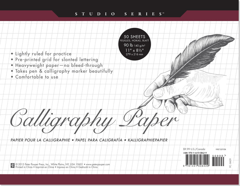 Studio Series Calligraphy Paper Pad - SpectrumStore SG
