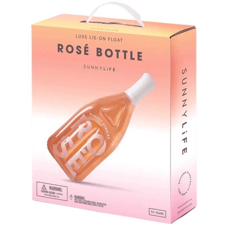 Sunnylife Luxe Lie-On Float Rose Bottle - SpectrumStore SG