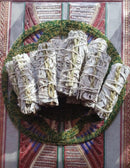 Sweetgrass Braid & White Sage (10cm) - SpectrumStore SG