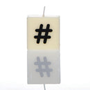 Symbol Candle - Hash Tag