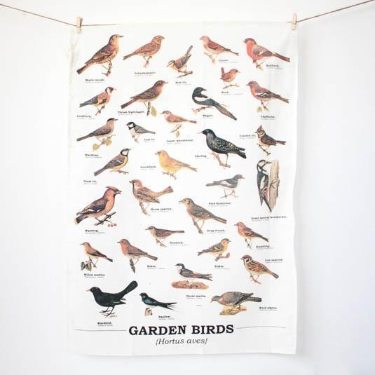 Tea Towel: Garden Birds - SpectrumStore SG