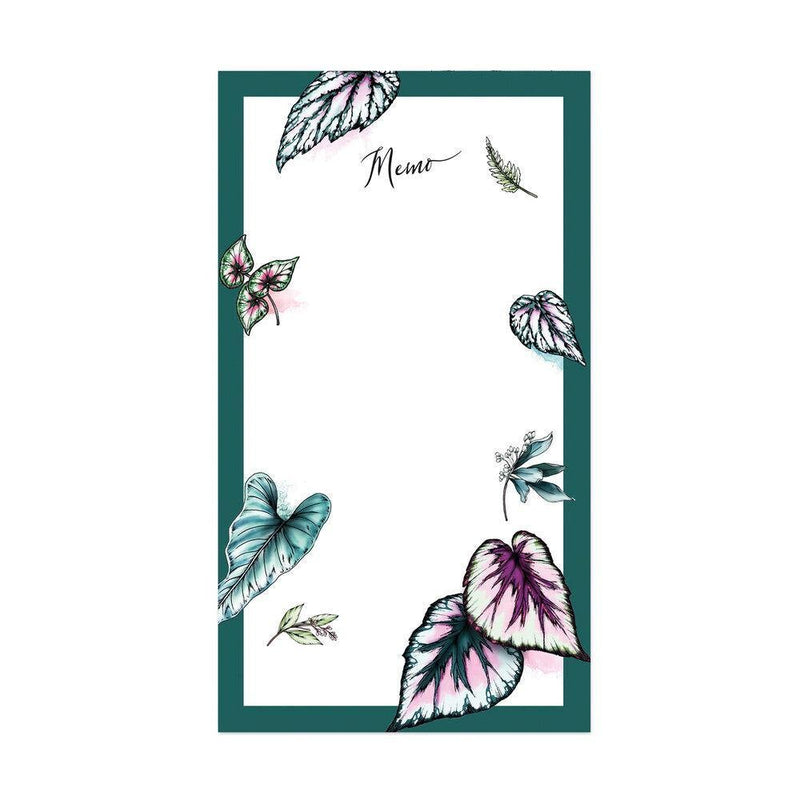 Teal Foliage Notepad - SpectrumStore SG