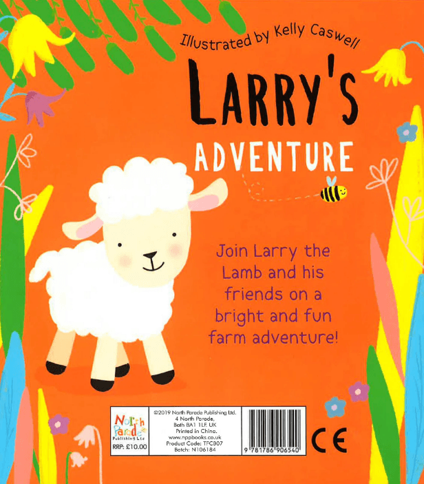 Touch and Feel Board Book - Larry's Adventure - SpectrumStore SG