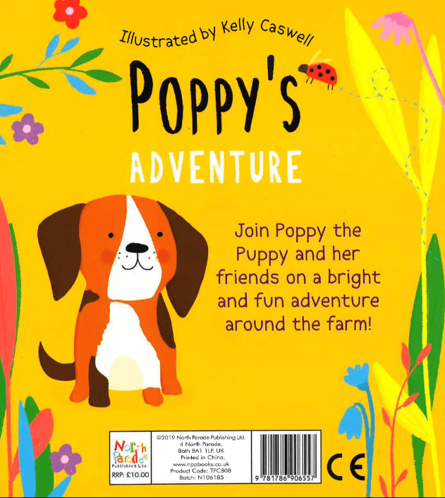 Touch and Feel Board Book - Poppy's Adventure - SpectrumStore SG