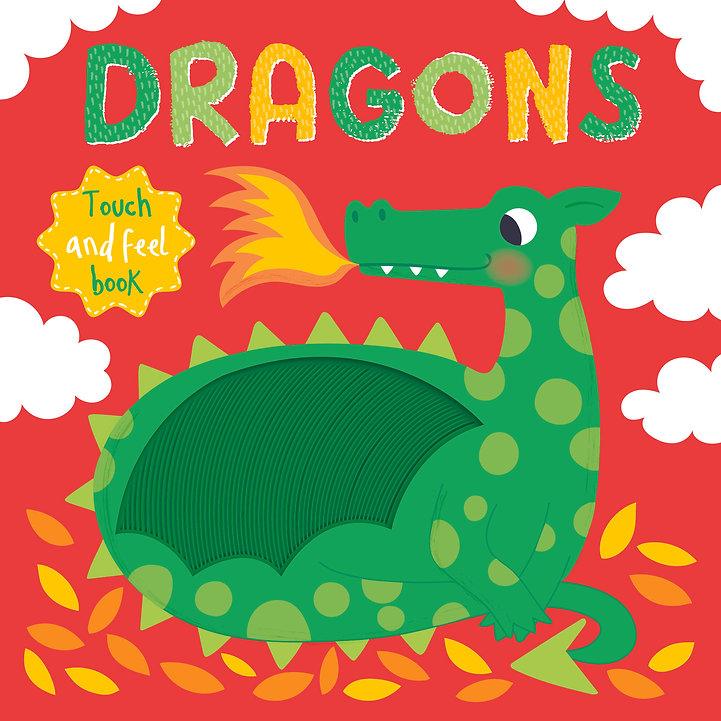 Touch and Feel Silicon Board Book - Dragons - SpectrumStore SG