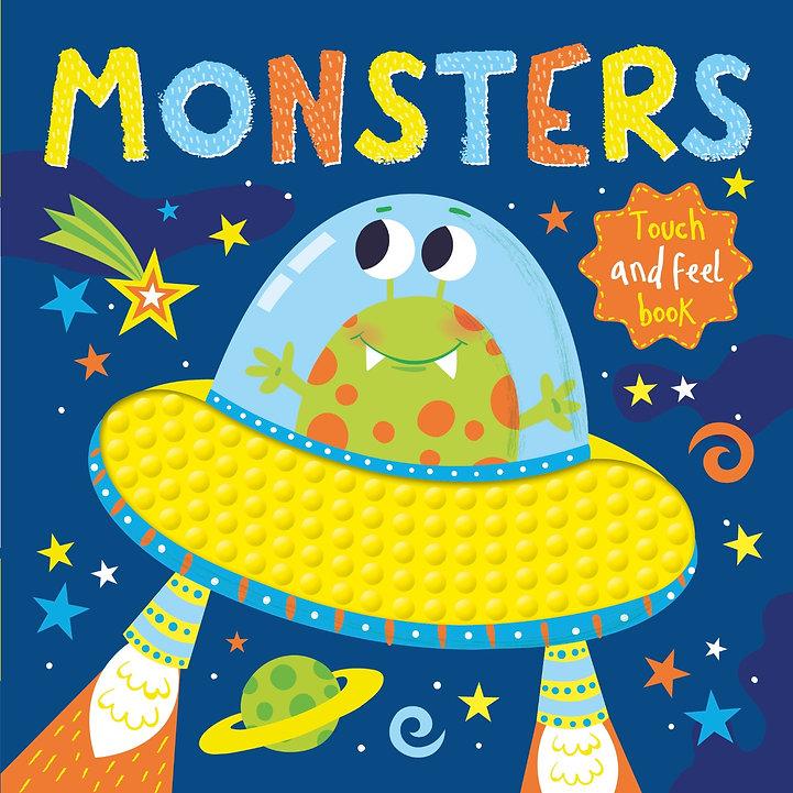 Touch and Feel Silicon Board Book - Monsters - SpectrumStore SG