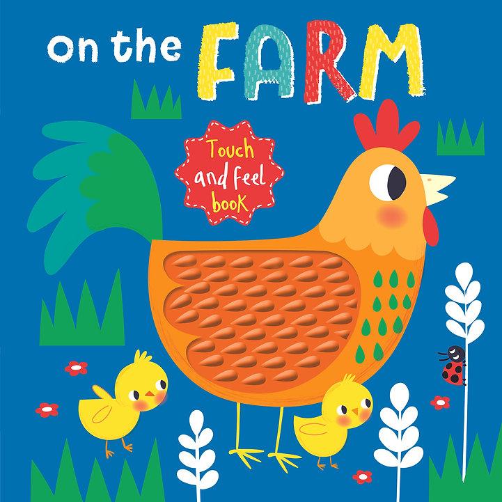 Touch and Feel Silicon Board Book - On the Farm - SpectrumStore SG